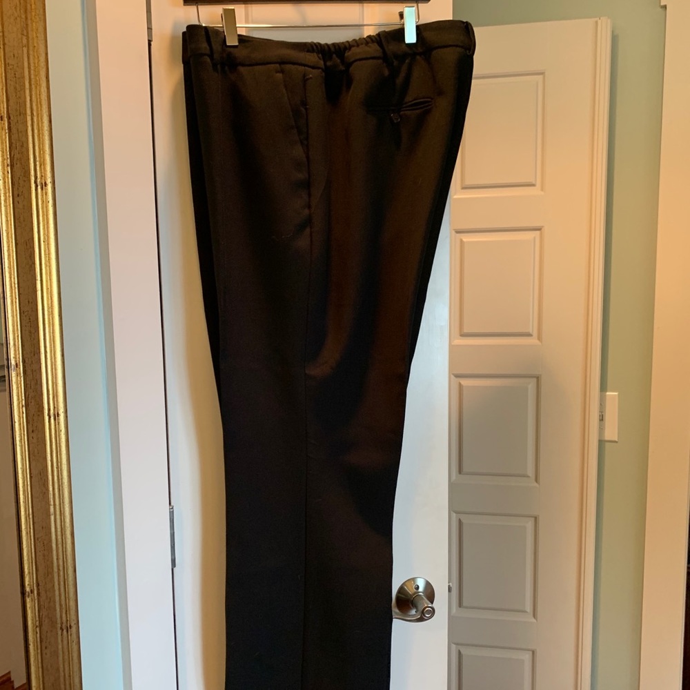 Black Talbots slacks.